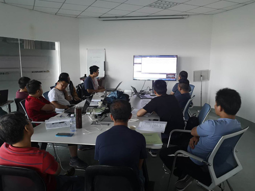  工業機器人培訓現場 